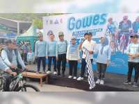 Bupati dan Wakil Bupati Ikuti Gowes Jelajah Wisata Bojonegoro