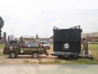 Pertugas Satpol PP Tertibkan Lapak PKL di Sejumlah Lokasi di Blora