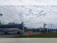 Sejumlah Kontraktor Lokal di Bojonegoro Gelar Demo di Lapangan Gas Jambaran-Tiung Biru