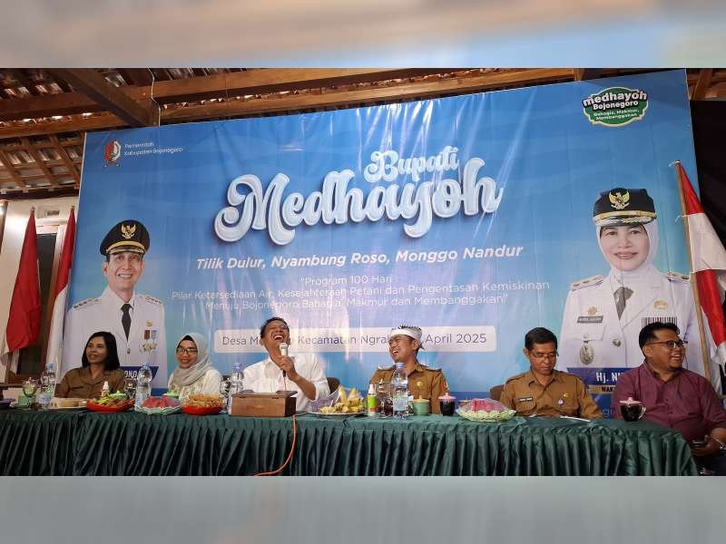 Bupati Bojonegoro Hadiri Acara ‘Medhayoh’ di Kecamatan Ngraho