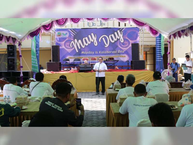 Peringatan May Day 2025, Bupati Blora Beri Apresiasi pada Para Pekerja