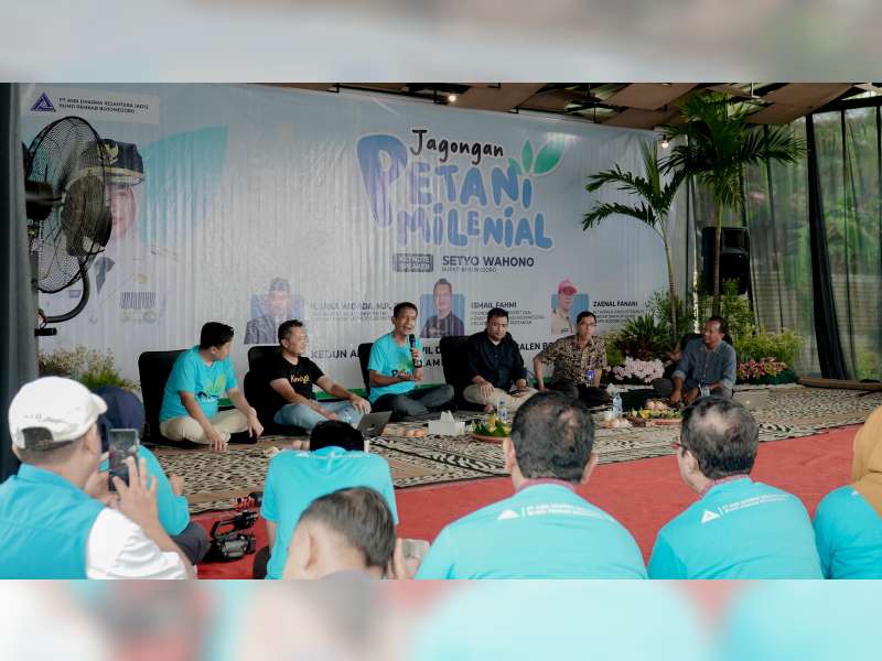 BUMD Pemkab Bojonegoro, PT ADS, Dukung Inovasi Pertanian Lewat Jagongan Petani Milenial