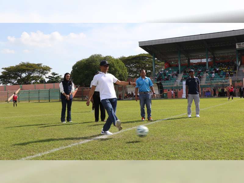 Bupati Bojonegoro Setyo Wahono Berkomitmen Majukan dan Perbaiki Infrastruktur Olahraga
