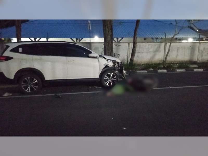 Tabrakan Motor dengan Mobil di Jalan JA Suprapto Bojonegoro, 2 Pemotor Meninggal di TKP