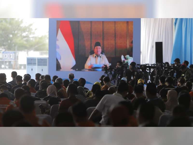 Presiden Prabowo Subianto Resmikan Peningkatan Produksi Minyak Lapangan Banyu Urip