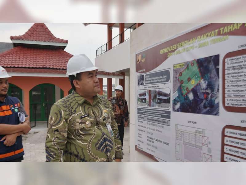 Sidak Pembangunan Sekolah Rakyat di Cepu, Bupati Blora Targetkan Gedung Selesai Awal Juli