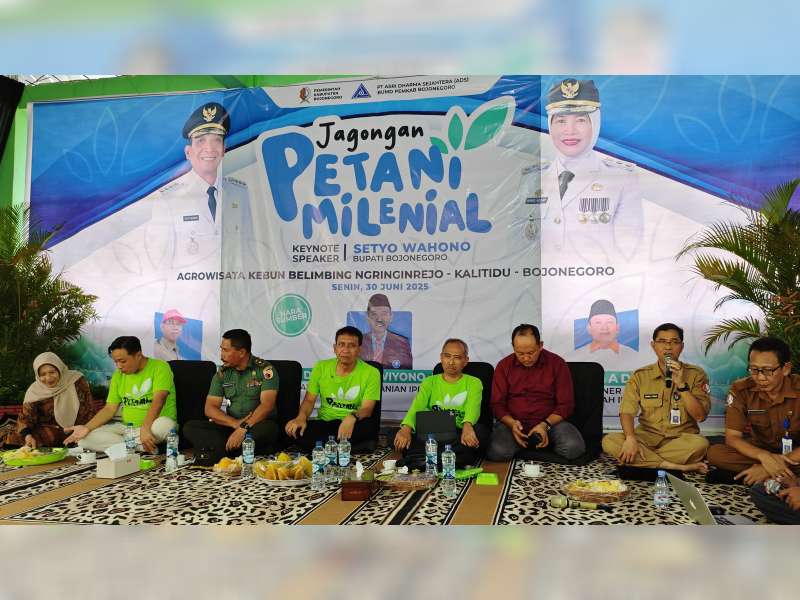 Bupati Setyo Wahono Dorong Petani Milenial Wujudkan Kemandirian Ekonomi Pertanian di Bojonegoro
