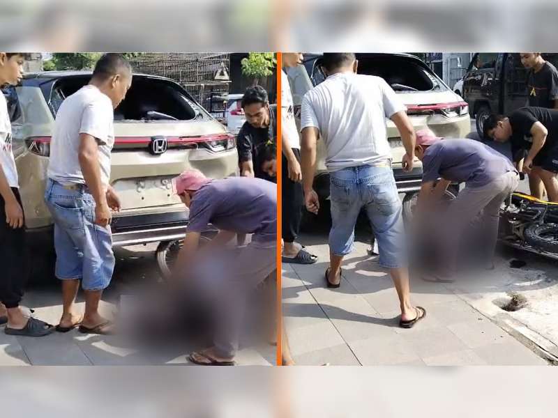 Motor Tabrak Mobil di Jalan Gajah Mada Bojonegoro, Pengendara Motor Meninggal di Rumah Sakit