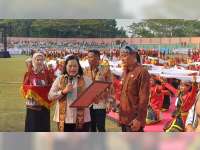 Pemecahan Rekor MURI, Tari ‘Api Kayangan Merah Putih’ di Bojonegoro