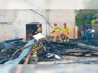 Diduga Akibat Korsleting Listrik, Rumah Warga Kedungadem, Bojonegoro Ludes Terbakar