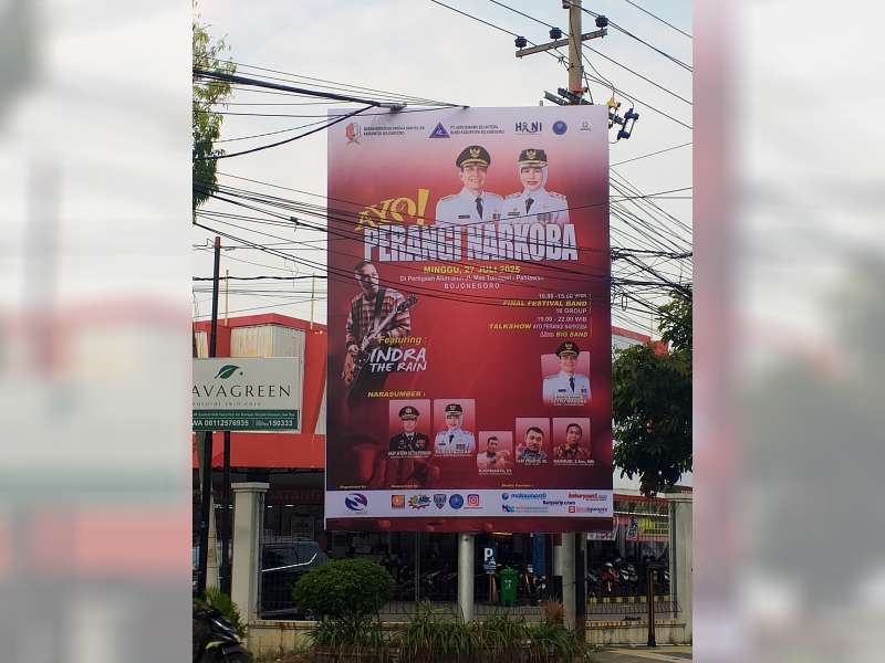 Kampanye Perangi Narkoba, Pemkab Bojonegoro Gelar Festival Band dan Talk Show