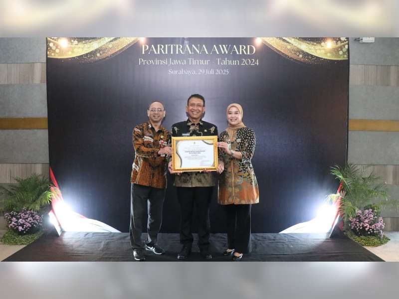 Pemkab Bojonegoro Raih Peringkat Pertama Paritrana Awards 2024 Tingkat Provinsi Jawa Timur