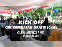 ‘Kick Off’ Program Cek Kesehatan Gratis Sekolah oleh Menko PMK di Bojonegoro