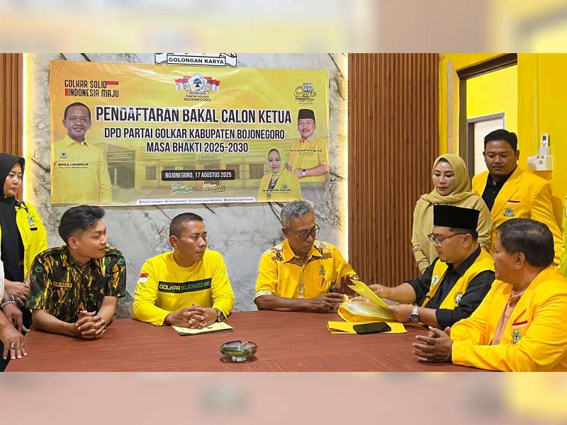 Ahmad Supriyanto, Calon Tunggal Ketua DPD Partai Golkar Bojonegoro