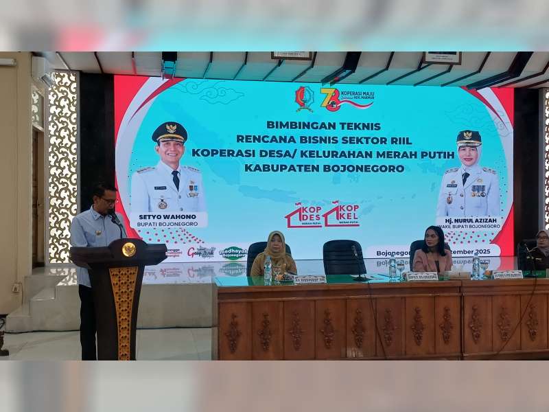 Pemkab Bojonegoro Gelar Bimbingan Teknis Rencana Bisnis Sektor Riil bagi Koperasi Desa Merah Putih