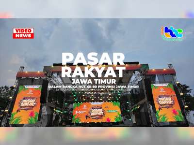 Pasar Rakyat HUT Ke-80 Provinsi Jawa Timur di Bojonegoro