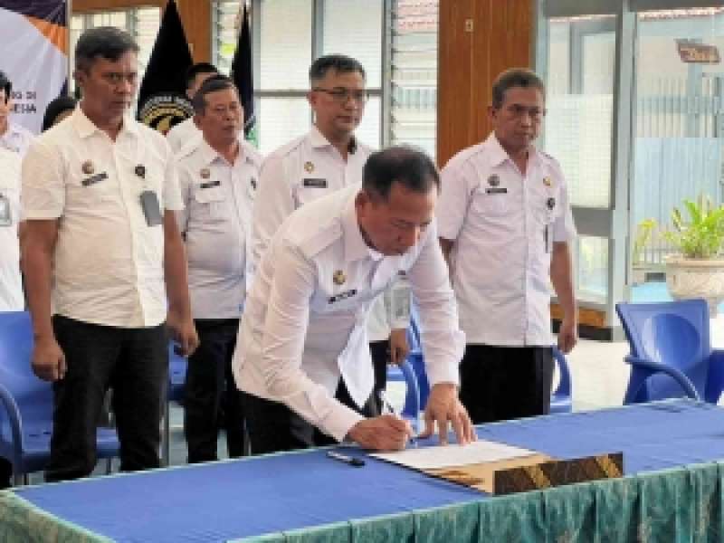Lapas Bojonegoro Ikuti Komitmen Bersama Lingkungan Anti Narkoba dan Handphone