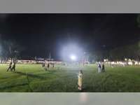 Menikmati Malam Ceria Bersama Keluarga di Alun-Alun Bojonegoro