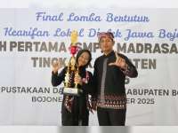 Latihan Serius Berujung Manis, Nyafica Juarai Lomba Bertutur tentang Nilai Hidup Orang Samin