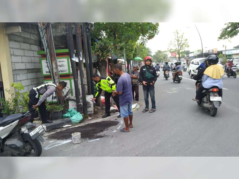 Tabrakan Motor vs Pikap di Bojonegoro Kota, Seorang Pemotor Meninggal Dunia