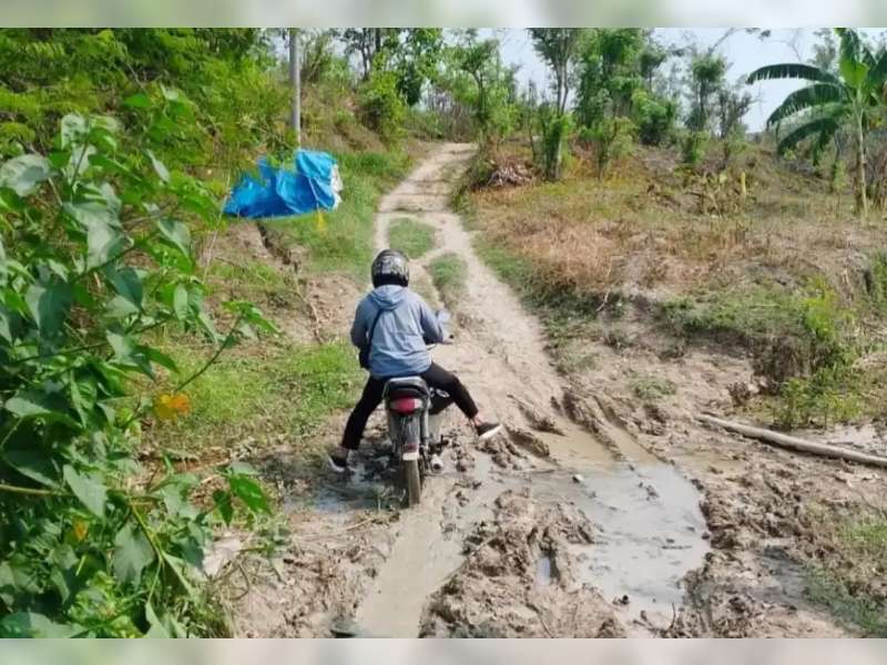 Pemkab Bojonegoro Perbaiki Jalan Poros Desa Napis dengan Dana CSR