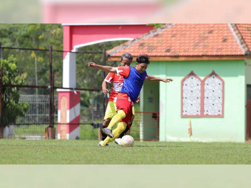 Jurnalis Bojonegoro dan Pertamina EP Sukowati Pererat Hubungan lewat Olahraga Bersama