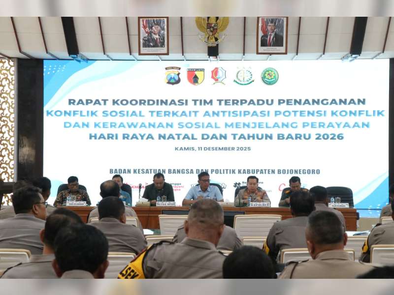 Pemkab Bojonegoro Gelar Rakor Persiapan Jelang Nataru 