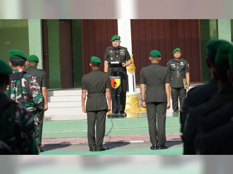 Dandim 0813 Bojonegoro Pimpin Upacara Peringatan Hari Juang TNI AD ke-80