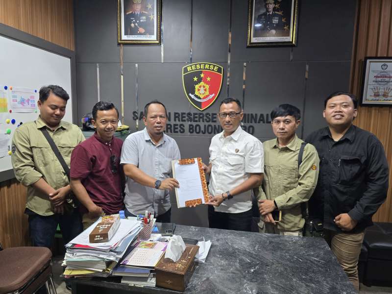 PWI Bojonegoro Laporkan Dugaan Penistaan Nama Baik ke Polres Bojonegoro