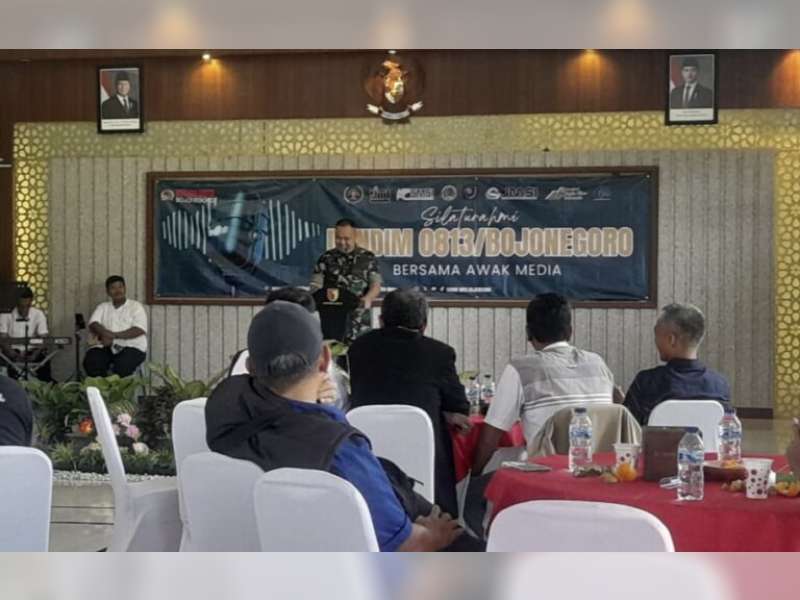 Kodim 0813 Bojonegoro Perkuat Sinergi dengan Awak Media Melalui Silaturahmi