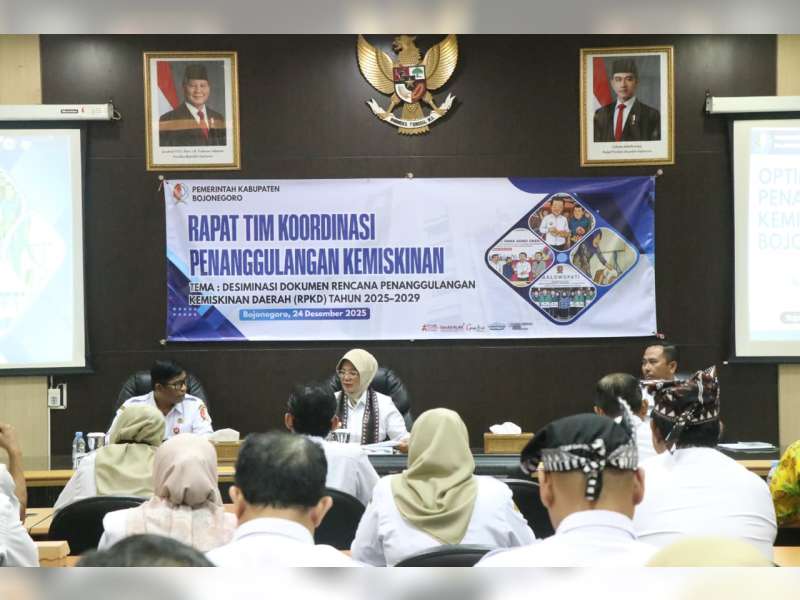 Angka Kemiskinan di Bojonegoro Ditarget Turun hingga 7,98 Persen pada 2029