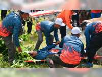 Perkuat Kesiapsiagaan Bencana, Pertamina EP Cepu Zona 12 bersama Ademos Gelar Pelatihan Destana