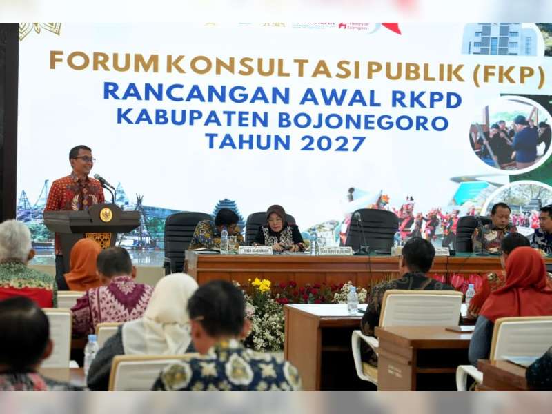 Bojonegoro Perkuat Fondasi Pembangunan Inklusif dan Berkelanjutan melalui Forum Konsultasi Publik RKPD 2027