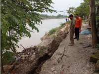 Longsor Bantaran Sungai Bengawan Solo, Tujuh Rumah Warga Sarirejo Rawan Ambruk