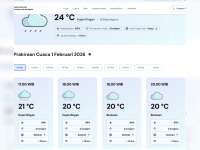 Prakiraan Cuaca Kabupaten Bojonegoro,  Minggu 01 Faberuari 2026
