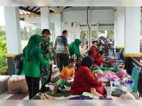 Kodim 0813 Bojonegoro Gelar Donor Darah dan Layanan Kesehatan Gratis Sambut HUT ke-80 Persit KCK