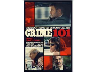 Film Crime 101, Aksi Seru Perampok dan Polisi yang Tak Saling meremehkan