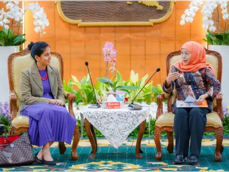 Gubernur Khofifah Temui Swaniti Initiative di Grahadi, Bahas penguatan Energi Terbarukan