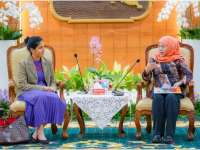 Gubernur Khofifah Temui Swaniti Initiative di Grahadi, Bahas penguatan Energi Terbarukan