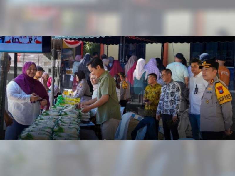 Jaga Stabilitas Harga Pangan, Polres Bojonegoro Adakan Gerakan Pangan Murah