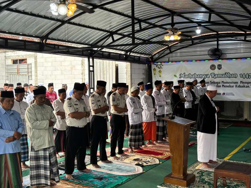 Suasana Khidmat di Lapas Bojonegoro pada Hari Raya Idul Fitri