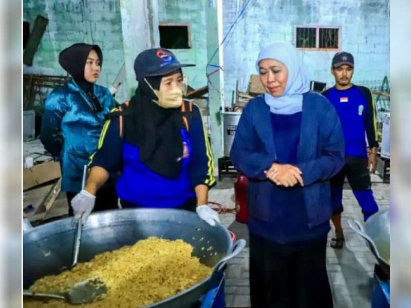 Khofifah Puji Peran Tagana sebagai Ujung Tombak Penanggulangan Bencana di Jawa Timur
