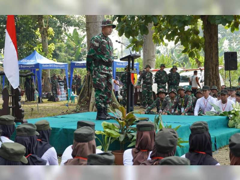 Kodim Bojonegoro Gelar Kemah Sabtu Minggu di Wisata Grogolan