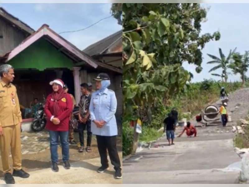 Wabup Bojonegoro Tinjau Pembangunan Jalan di Sekar, Pastikan Sesuai Standar