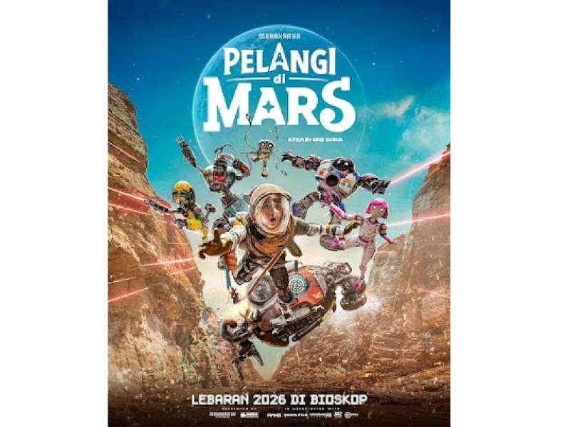 Review Film Pelangi di Mars, Kemasan Visual Mewah Tapi Cerita Biasa Saja