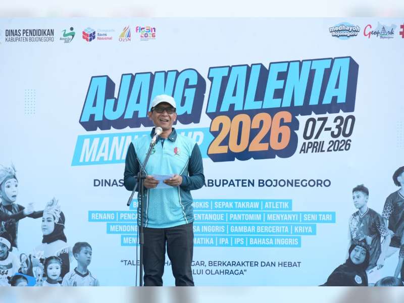 Dari GOR Dolokgede, Semangat Kompetisi Pelajar Bojonegoro Digelorakan Mannah Cup 2026