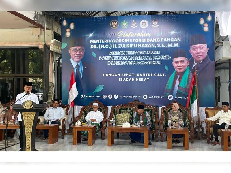 Menko Pangan Zulkifli Hasan Datangi Bojonegoro, Pastikan Ketersediaan Stok dan Percepatan MBG