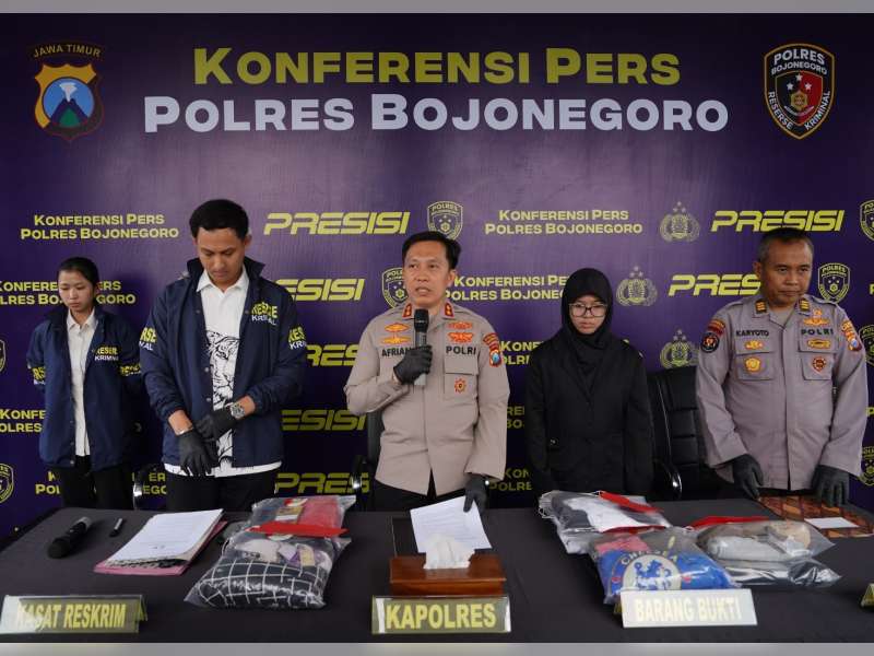 Dua Maling Motor di Bojonegoro Dibekuk Polisi