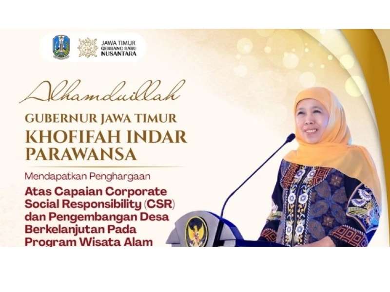 Khofifah Raih Penghargaan Nasional Pengembangan Desa Berkelanjutan 2026