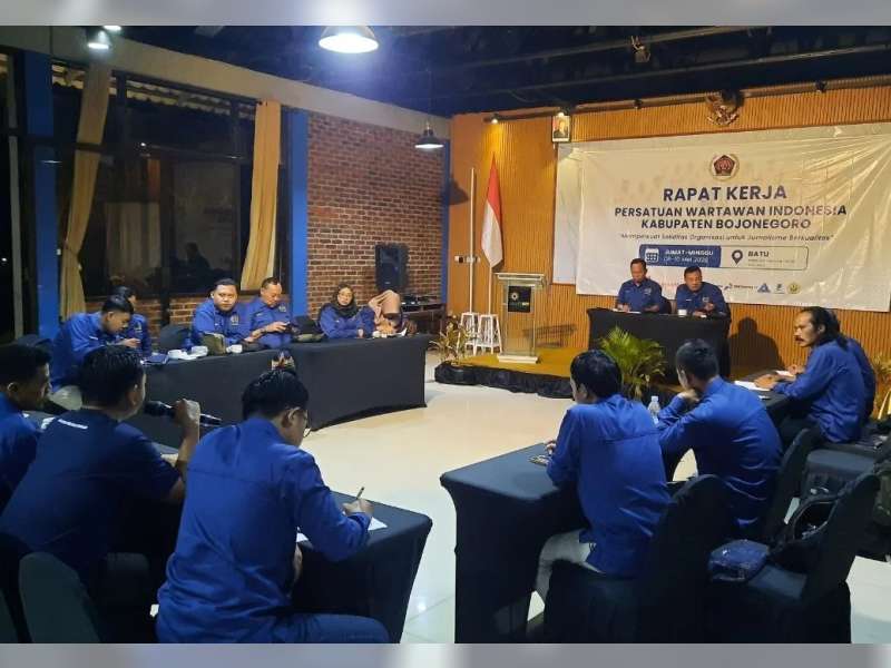 PWI Bojonegoro Gelar Raker di Malang, Susun Program Strategis Satu Periode